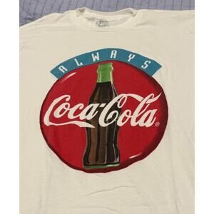 Vintage Silkworm Always Coca Cola Size XL